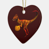 ハロウィンディロフォサウルス セラミックオーナメント (左)