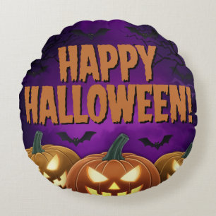 ハロウィンデイラウンドピロークッション(4) ラウンドクッション