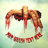 ハロウィンデカールカスタムズゴリーゾンビウィンドウデカール ウィンドウサイン (シート3)