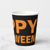 ハロウィンデザイン紙コップ 紙コップ (裏面)