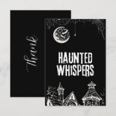 ハロウィンデザイン サンキューカード (正面/裏面)