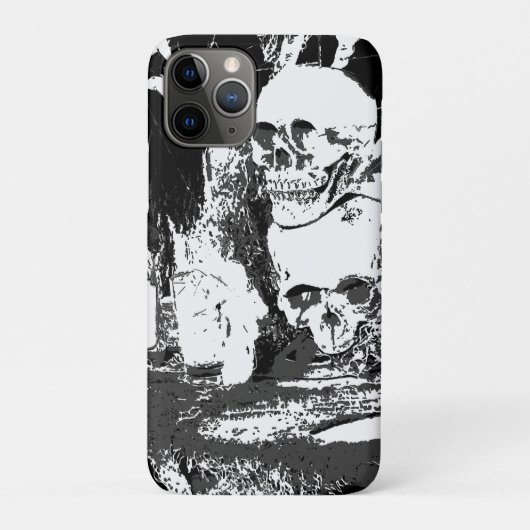 ハロウィンデザイン - ドクロがお出迎え Case-Mate iPhoneケース (裏)