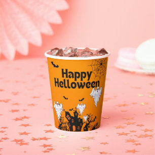 ハロウィンデザイン 紙コップ