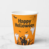 ハロウィンデザイン 紙コップ (裏面)