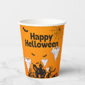 ハロウィンデザイン 紙コップ (正面)