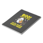ハロウィンデザイン 郵便局員ゴーストモード_1 ノートパッド (回転)