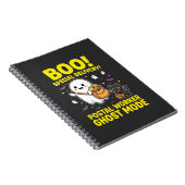 ハロウィンデザイン 郵便局員ゴーストモード_1 ノートブック (右側)
