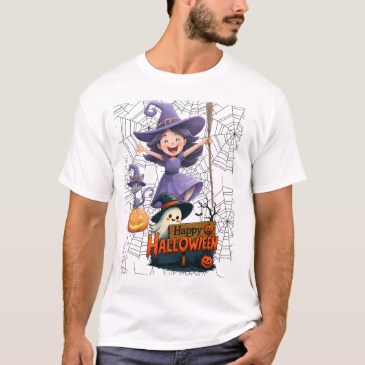 ハロウィンデザイン Tシャツ (正面)