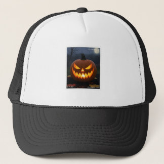 ハロウィントラッカーハット、怖いカボチャ キャップ
