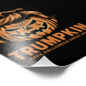 ハロウィントランプキンがハロウィーンを再素晴らし作 フォトプリント            (角)