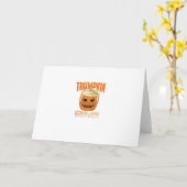 ハロウィントランプキン 面白い アメリカを偉大に カード (黄色い花)