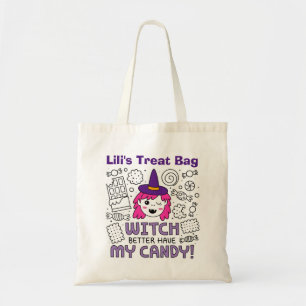 ハロウィントリックまたはトリートトートバッグ トートバッグ