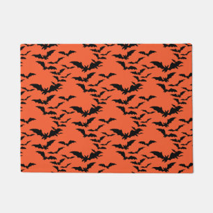 ハロウィンドアマット – こうもり ドアマット