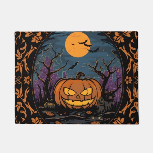 ハロウィンドアマット ドアマット (正面)