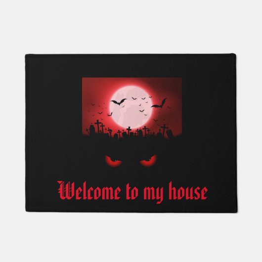 ハロウィンドアマット ドアマット (正面)