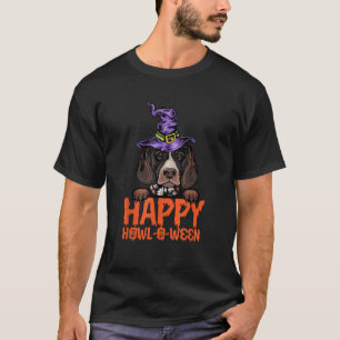 ハロウィンドイツショートポインタGSP犬 Tシャツ
