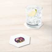 ハロウィンドッグ秋愛好家 ペーパーコースター (インサイチュ)