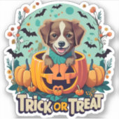 ハロウィンドッグ1 シール (正面)