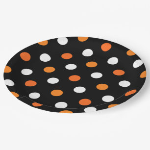 ハロウィンドット ペーパープレート