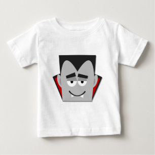 ハロウィンドラキュラのTシャツおよびギフト ベビーTシャツ