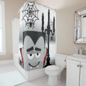 ハロウィンドラキュラカンデラブラグッズ シャワーカーテン (インサイチュ)