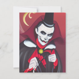 ハロウィンドラキュラ ノートカード