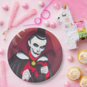 ハロウィンドラキュラ ペーパープレート (パーティー)