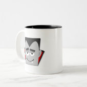 ハロウィンドラキュラTシャツとギフト ツートーンマグカップ (正面左)