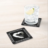 ハロウィンドリンクまたは食べ紙コースター スクエアペーパーコースター (インサイチュ)