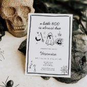 ハロウィンドルベビー男女兼用シャワー 招待状