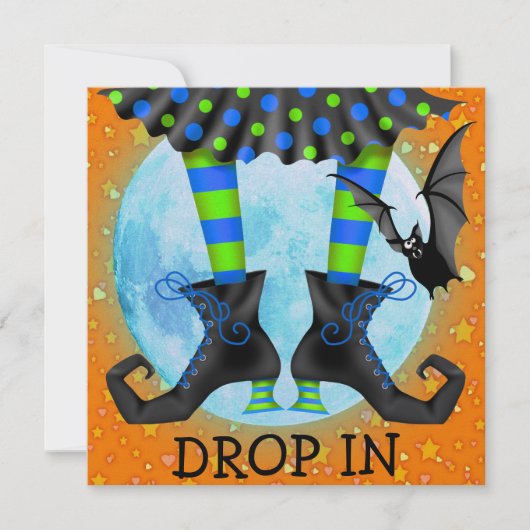 ハロウィンドロップイン – SRF 招待状 (正面)