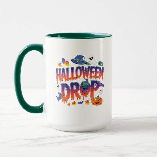 ハロウィンドロップ マグカップ (左)