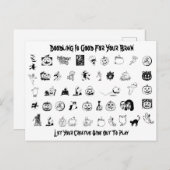 ハロウィンドールポストカード シーズンポストカード (正面/裏面)