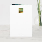 ハロウィンナイトのいたずら韻のホリデーカード シーズンカード (裏面)