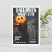 ハロウィンナイトの楽しみ  招待状 (スタンド正面)