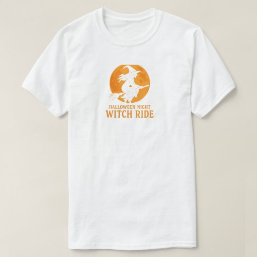 ハロウィンナイトウィッチライド Tシャツ (デザイン正面)