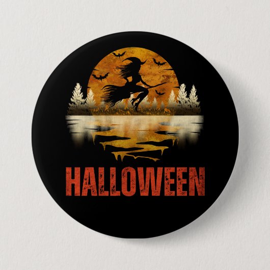 ハロウィンナイトウィッチ 缶バッジ (正面)