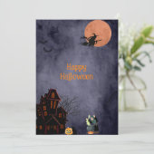 ハロウィンナイトハロウィンカード 招待状 (スタンド正面)