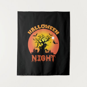 ハロウィンナイトバースデー タペストリー