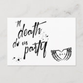 ハロウィンナイト・オブ・ザ・リビング結婚・詳細 エンクロージャーカード (裏面)