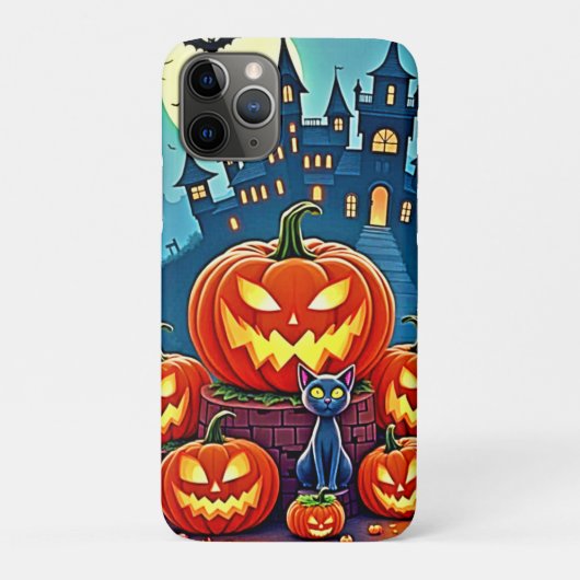ハロウィンナイト:スリリングな楽しいアート Case-Mate iPhoneケース (裏)