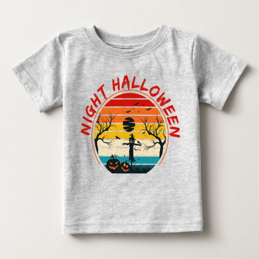 ハロウィンナイト ベビーTシャツ (正面)
