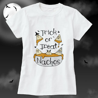 ハロウィンナチョスTシャツ 面白いトルティーレャチップス Tシャツ