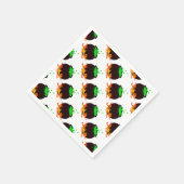 ハロウィンナプキン/魔女のビール スタンダードカクテルナプキン (角)