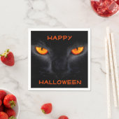 ハロウィンナプキン/黒猫 スタンダードカクテルナプキン (インサイチュ)