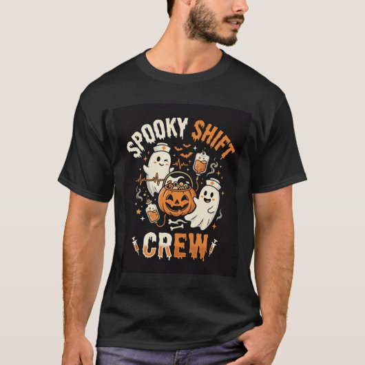 ハロウィンナースゴースト部隊 Tシャツ (正面)