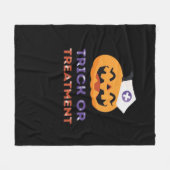 ハロウィンナーストリックまたはトリートメントクラシックTシャツ フリースブランケット