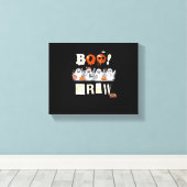 ハロウィンナースブククラシックルーTシャツ キャンバスプリント (インサイチュ (ウッドフロア))