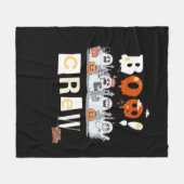 ハロウィンナースブククラシックルーTシャツ フリースブランケット (正面(横))