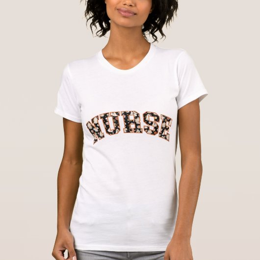ハロウィンナースレトロフォールシーズン Tシャツ (正面)